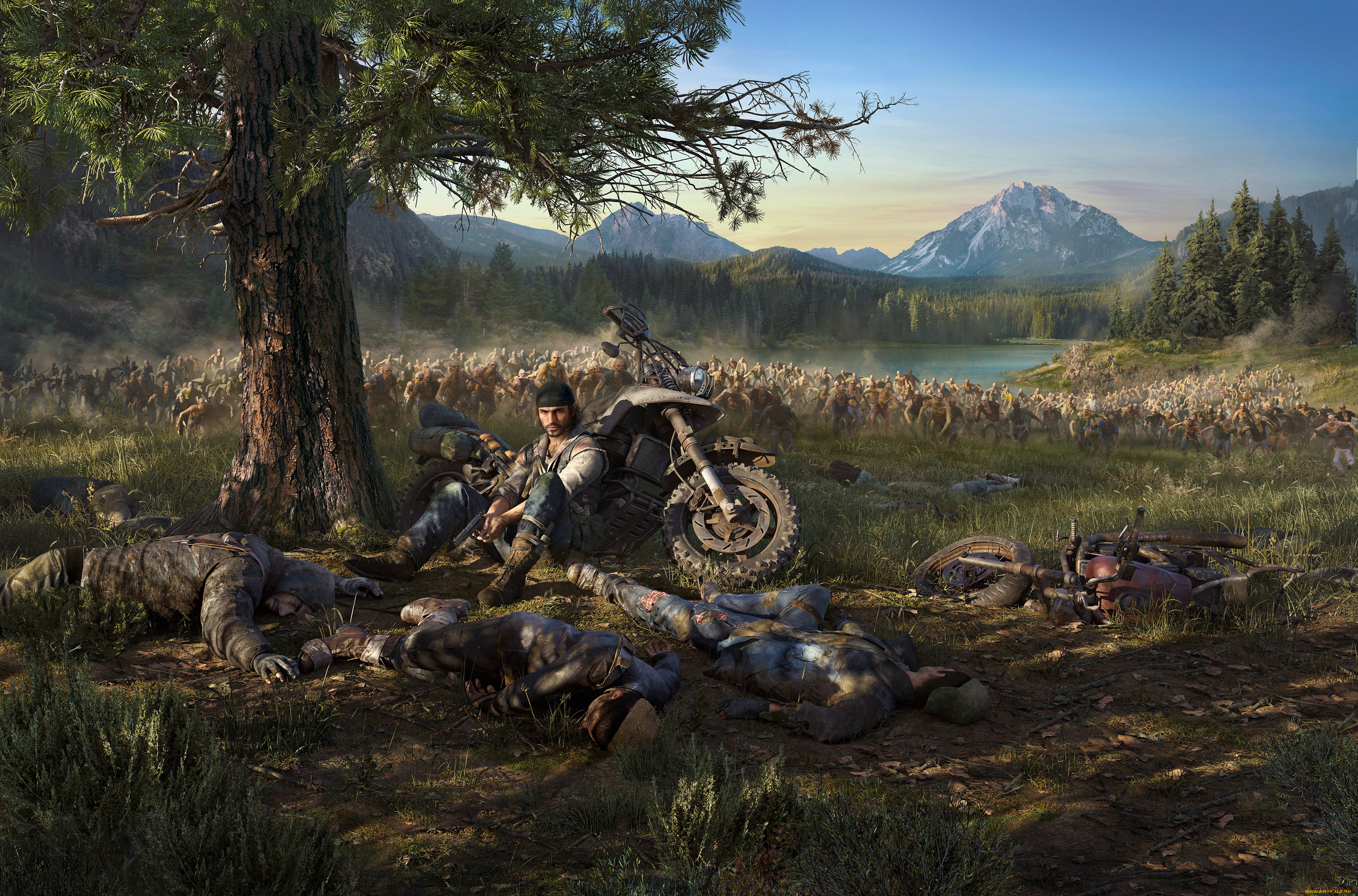 Обои Видео Игры Days Gone, обои для рабочего стола, фотографии видео игры, days  gone, days, gone Обои для рабочего стола, скачать обои картинки заставки на  рабочий стол.